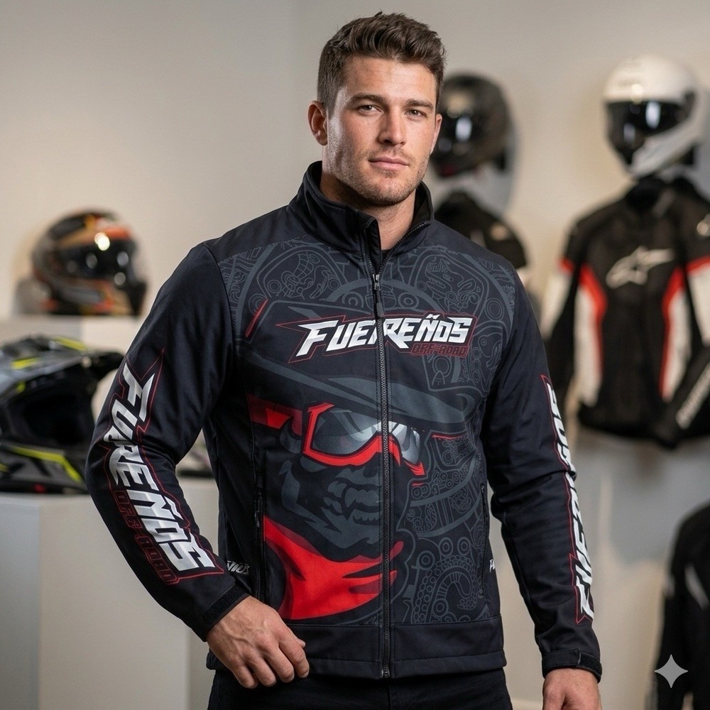 FKO Racewear Jacket Mens 3XL Graphic Racing Motorcycle‎ Biker Streetwear